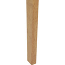 Spisestuestol 2 pcs Naturlig og lys Massiv Gummitræ