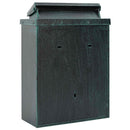 Væghængt Postkasse med dør Grøn 29 x 13 x 41 cm Gustt aluminium