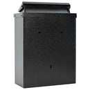Væghængt Postkasse med dør Sort 29 x 13 x 41 cm Gustt aluminium