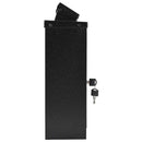 Væghængt Postkasse med dør Sort 29 x 13 x 41 cm Gustt aluminium