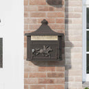 Væghængt Postkasse Bronze 40,5 x 16 x 45 cm Gustt aluminium