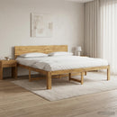Dobbelt Sengestel med Hovedgærde ROSTOCK Hvid 180 x 200 cm