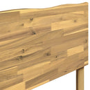 Dobbelt Sengestel med Hovedgærde ROSTOCK Hvid 160 x 200 cm