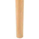 Spisestuestol 2 pcs Naturlig og lys Massiv Gummitræ