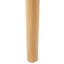 Spisestuestol 2 pcs Naturfarvet Massiv Gummitræ