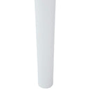 Spisestuestol 2 pcs Hvid og Naturlig Massiv Gummitræ