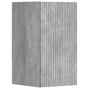 Badeværelsesmøbel sæt 3 stk. Betongrå 33 x 34,5 x 160 cm