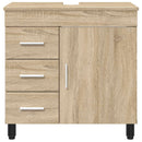 Badeværelse Vaskeskab Sonoma-eg 60 x 35 x 60 cm Konstrueret træ