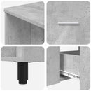 Badeværelse Vaskeskab Betongrå 80 x 35 x 60 cm Konstrueret træ