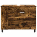 Badeværelse Vaskeskab Røget eg 80 x 35 x 60 cm Konstrueret træ