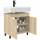 Badeværelse Vaskeskab Sonoma-eg 60 x 35 x 60 cm Konstrueret træ