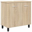 Badeværelse Vaskeskab Sonoma-eg 60 x 35 x 60 cm Konstrueret træ