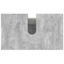 Badeværelse Vaskeskab Betongrå 60 x 35 x 60 cm Konstrueret træ