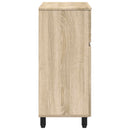 Badeværelse Vaskeskab Sonoma-eg 60 x 35 x 80 cm Konstrueret træ