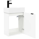 Badeværelses Vanity-enhed med Armatur Hvid 45,5 x 22,5 x 84 cm