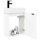 Badeværelses Vanity-enhed med Armatur Hvid 45,5 x 22,5 x 84 cm