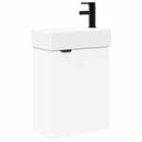 Badeværelses Vanity-enhed med Armatur Hvid 45,5 x 22,5 x 84 cm