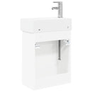 Badeværelses Vanity-enhed med Armatur Hvid 45,5 x 22,5 x 84 cm
