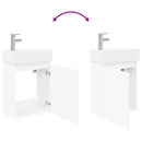 Badeværelses Vanity-enhed med Armatur Hvid 45,5 x 22,5 x 84 cm