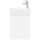 Badeværelses Vanity-enhed med Armatur Hvid 45,5 x 22,5 x 84 cm