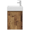 Badeværelses Vanity-enhed med Armatur Gammelt træ