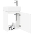 Badeværelses Vanity-enhed med Armatur Hvid 45,5 x 22,5 x 84 cm