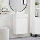 Badeværelses Vanity-enhed med Armatur Hvid 45,5 x 25,5 x 84 cm