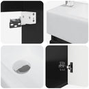 Badeværelses Vanity-enhed med Armatur Sort 45,5 x 25,5 x 84 cm