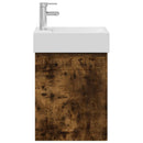 Badeværelses Vanity-enhed med Armatur Røget eg