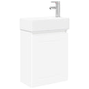 Badeværelses Vanity-enhed med Armatur Hvid 45,5 x 25,5 x 84 cm