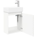 Badeværelses Vanity-enhed med Armatur Hvid 45,5 x 25,5 x 84 cm
