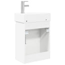 Badeværelses Vanity-enhed med Armatur Hvid 45,5 x 25,5 x 84 cm