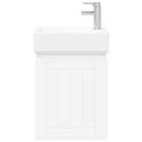 Badeværelses Vanity-enhed med Armatur Hvid 45,5 x 25,5 x 84 cm