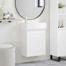 Badeværelses Vanity-enhed med Armatur Hvid 45,5 x 22,5 x 84 cm