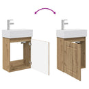 Badeværelses Vanity-enhed med Armatur Artisan-eg
