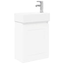 Badeværelses Vanity-enhed med Armatur Hvid 45,5 x 22,5 x 84 cm