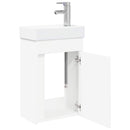 Badeværelses Vanity-enhed med Armatur Hvid 40,5 x 22,5 x 62 cm
