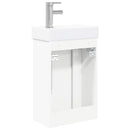 Badeværelses Vanity-enhed med Armatur Hvid 40,5 x 22,5 x 62 cm