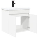Badeværelses Vanity-enhed med Armatur Hvid 61 x 40 x 74,5 cm