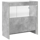 Bad møbel under vasken Betongrå 78,5 x 37,5 x 81 cm