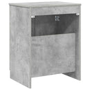 Badeværelsesskab Betongrå 54 x 41 x 70 cm Konstrueret træ
