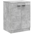 Badeværelsesskab Betongrå 54 x 41 x 70 cm Konstrueret træ