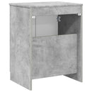 Badeværelsesskab Betongrå 54 x 41 x 70 cm Konstrueret træ