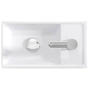 Badeværelses vaskeskål Krom 40,5 x 22,5 x 11,5 cm Metal