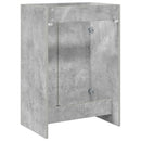 Badeværelse Under Vask Skab Betongrå 56 x 37,5 x 81 cm