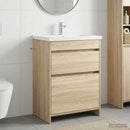 Badeværelse Under Vask Skab Sonoma-eg 56 x 37,5 x 81 cm