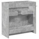 Badeværelse Under Vask Skab Betongrå 78,5 x 37,5 x 81 cm