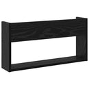 Magasin Rack 2 pcs Sort eg 60 x 12 x 30 cm Konstrueret træ