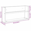 Magasin Rack Sonoma eg 60 x 12 x 30 cm Konstrueret træ