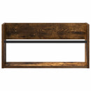 Magasin Rack 2 pcs Røget eg 60 x 12 x 30 cm Konstrueret træ